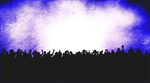 Crowd of people. Artistic background. Stock Footage 22385348