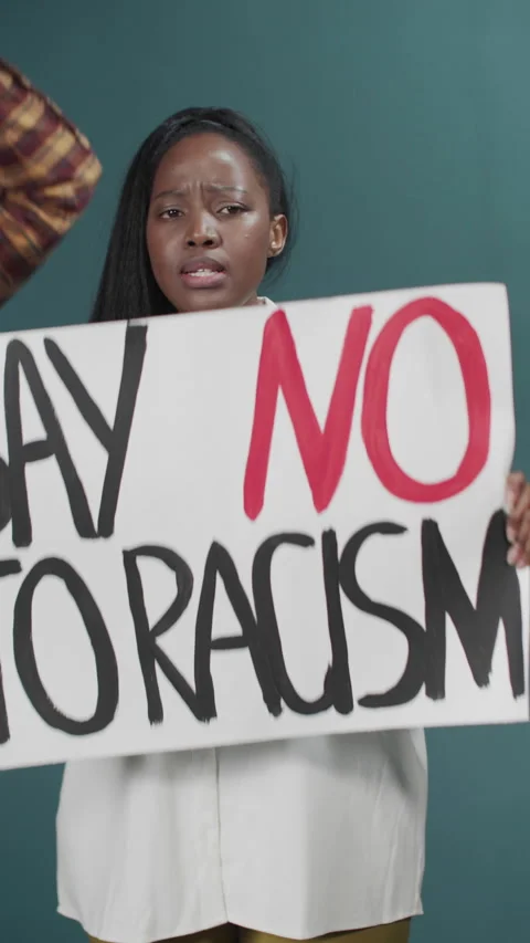 A crowd of people emotionally demonstrating for their rights, defending freedom Stock Footage 170669232
