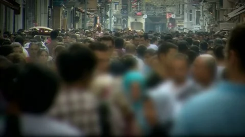 Crowd of people Stock Footage 8656939