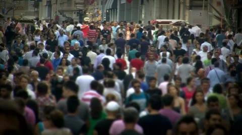 Crowd of people Vídeo Stock 8657000