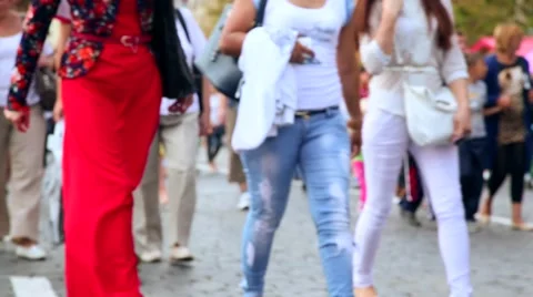 Crowd of people Stock Footage 41226420