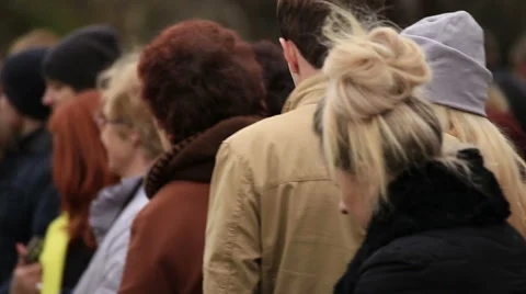 A crowd of people Stock Footage 67362780