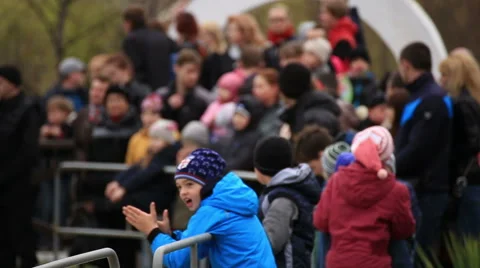 A crowd of people Stock Footage 67362787