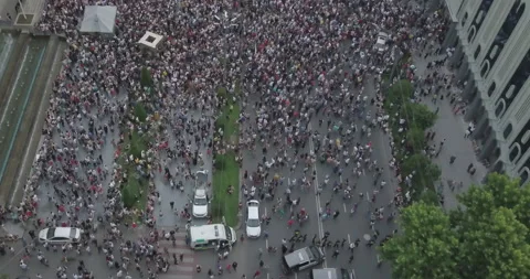 Crowd of people  Stock Footage 137813206