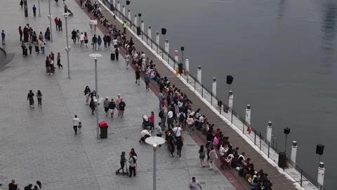 Crowd of people Stock Footage 265760520