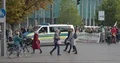Crowd of people Fridays for Future global demonstration in Brunswick city 4k or 4k+ Resolution