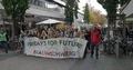 Crowd of people Fridays for Future global demonstration in Brunswick city 4k or 4k+ Resolution