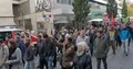 Crowd of people Fridays for Future global demonstration in Brunswick city 4k or 4k+ Resolution