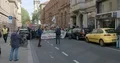 Crowd of people Fridays for Future global demonstration in Brunswick city 4k or 4k+ Resolution
