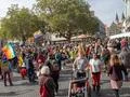 Crowd of people Fridays for Future global demonstration in Brunswick city Photo