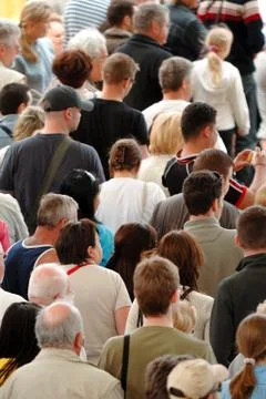 Crowd of people Stock Photos