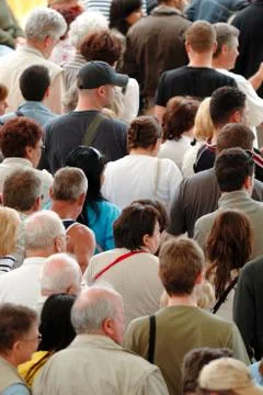 Crowd of people Stock Photos