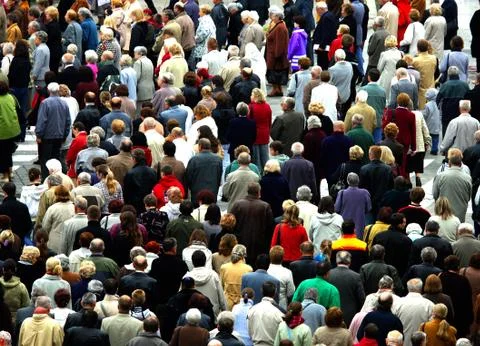 Crowd of people Stock Photos