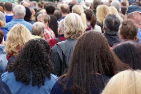 Crowd of people Stock Photos