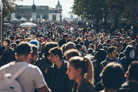 Crowd of people Fotos Stock