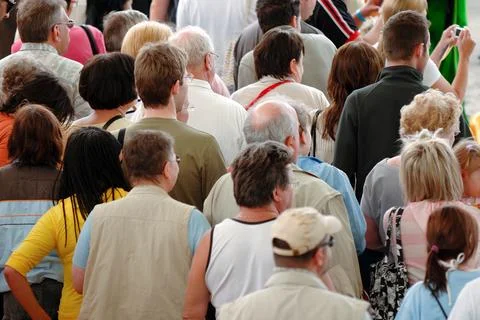 Crowd of people Stock Photos
