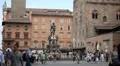 Crowd People Walking Bologna Street Italian Busy City European Old Town Italy HD Footage