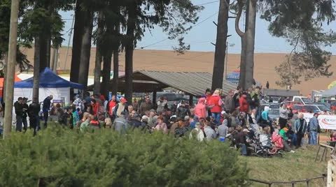 Crowd people walking Stock Footage 12174333