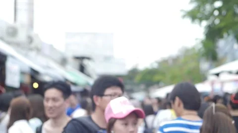 Crowd people walking Stock Footage 51722469