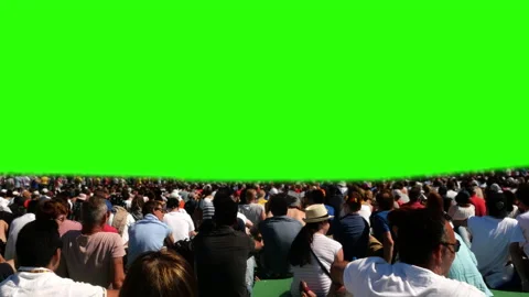 Crowd of People Watching Event Together,... | Stock Video | Pond5