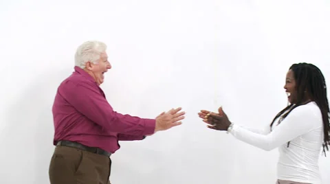 Crowd of people on white background of various age groups and ethnicity. Vídeo Stock 32937091