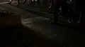 Crowd of resolute students walking dark city street to stage protest, mass riot HD Footage