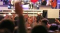 Crowd at a rock concert (pan shot) HD Footage