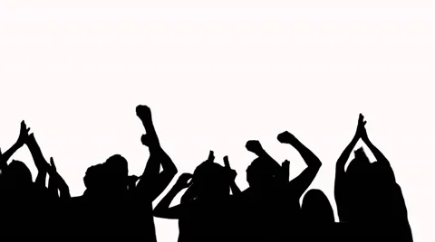 Crowd Silhoettes Vidéo 49315109