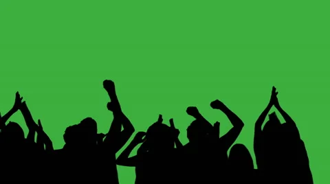 Crowd Silhouettes Vidéo 49315519