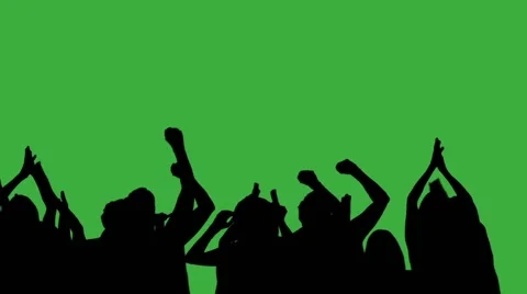 Crowd Silhouettes Vidéo 49315886