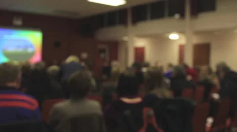 Crowd Sitting 库存影片 47136750