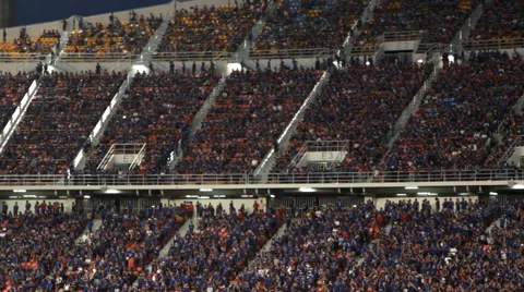 Crowd in stadium Stock Footage 60119977