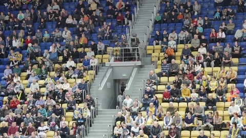 Crowd at the Stadium Stock Footage 72892713