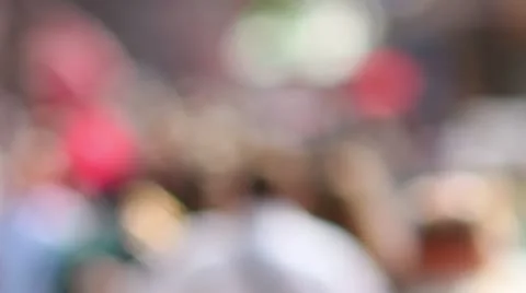 Crowd, STRONG ZOOM, RACK FOCUS Stock-Footage 11854027