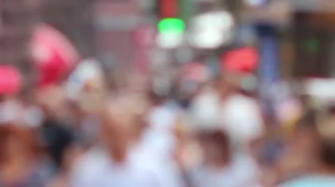 Crowd, STRONG ZOOM, RACK FOCUS Stock-Footage 11857376