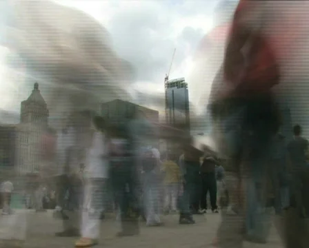 Crowd Time Lapse Stock Footage 475139