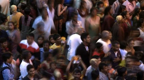 Crowd timelapse Stock Footage 1044124