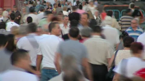 Crowd Timelapse Stock Footage