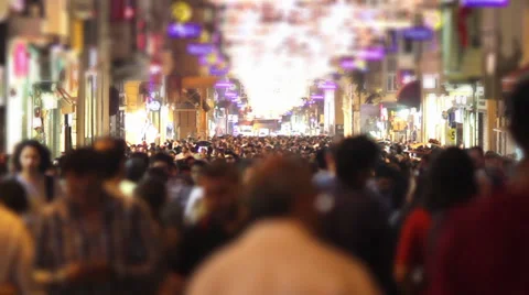 Crowd Timelapse Stock Footage 32024361