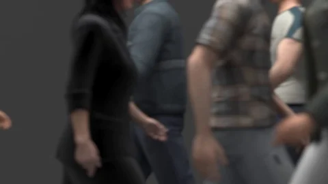 Crowd video Transition and Effect Video stock 77117510