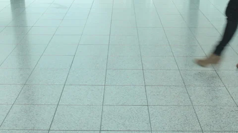 Crowd walking people in a building  time lapse 05 Video stock 32017944