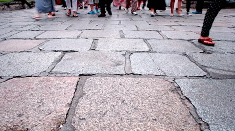 Crowd walking - Time lapse Stock-Footage 60630904