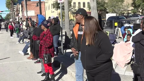 Crowd Waving Stock Footage 146242290