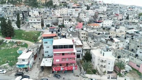 Crowded Arab Town 스톡 동영상 111494292