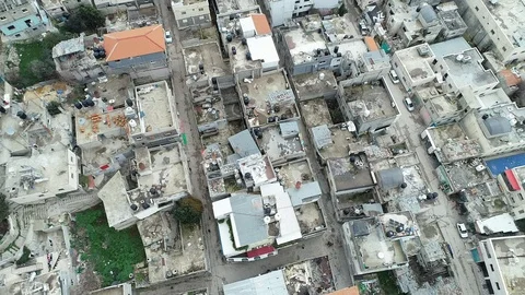 Crowded Arab Vilage 스톡 동영상 111494190