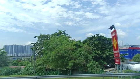 Crowded atmosphere on the highway during the day Stock Footage 264544984