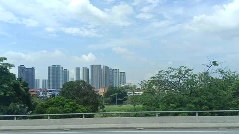 Crowded atmosphere on the highway during the day Stock Footage 264545155