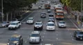 Crowded Avenue Los Angeles Downtown Busy City Street Cars Traffic Commuting LA HD Footage