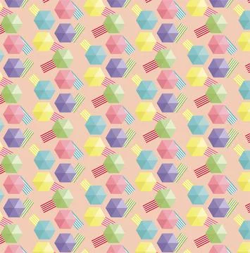 Crowded Beach colourful seamless vector pattern with beach towels and parasol Illustrazione stock
