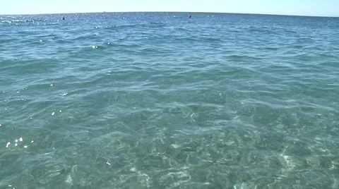 Crowded beach in Europe Stock Footage 11410258